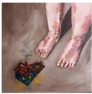 Kapısız Ev 2 / Doorless House 2, 2022 Tuval üzerine yağlıboya Oil on canvas 50 x 50 cm