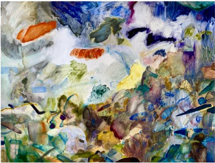 Parçalı İmge / Fragmented Image, 2026 Tuval üzerine yağlı boya Oil on canvas 88,5 x 116 cm