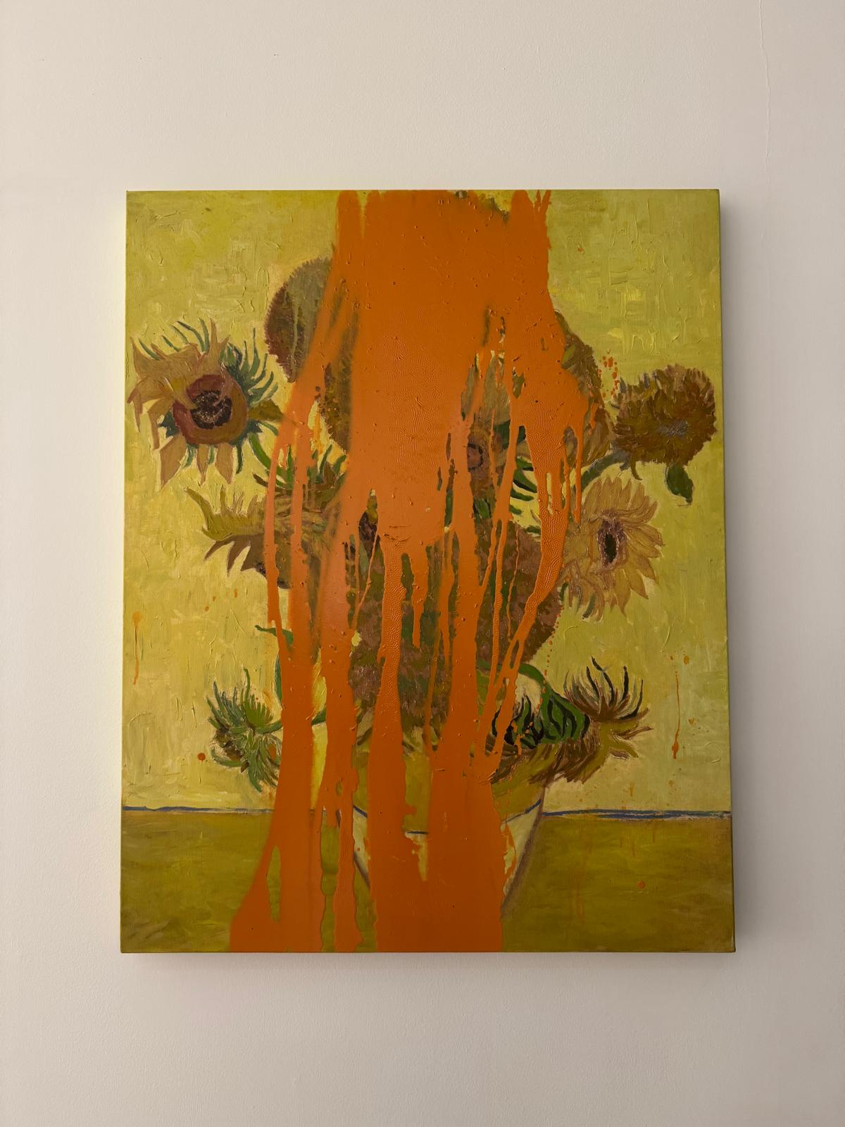 Çorba, 2022. Dijital baskı üzerine sentetik boya. 73 x 93 cm.