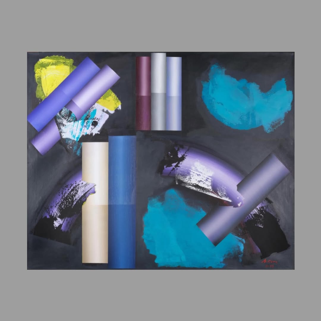 Adem Genç 2023 “İsimsiz” / “Untitled” Tuval üzerine akrilik boya / Acrylic on canvas 129x159 cm