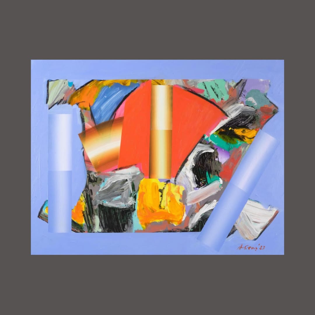Adem Genç 2023 “İsimsiz” / “Untitled” Tuval üzerine akrilik boya / Acrylic on canvas 89x116 cm
