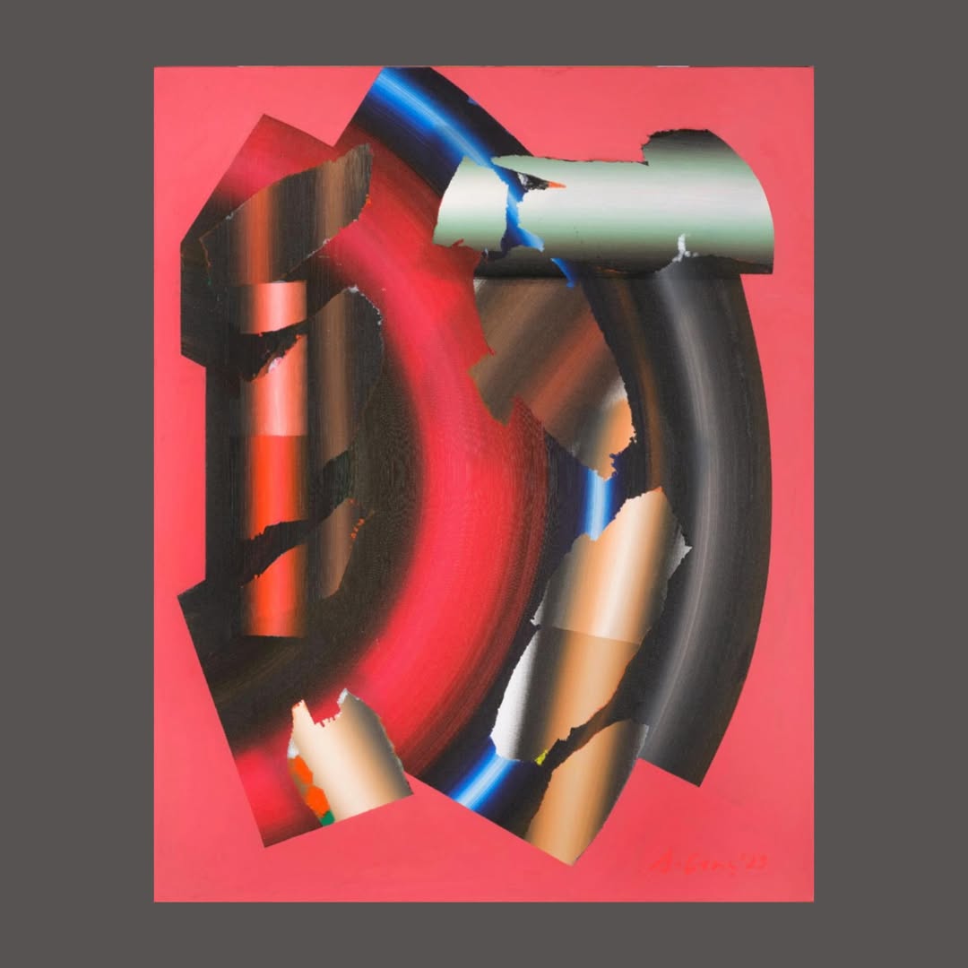 Adem Genç 2023 “İsimsiz” / “Untitled” Tuval üzerine akrilik boya / Acrylic on canvas 97x73 cm