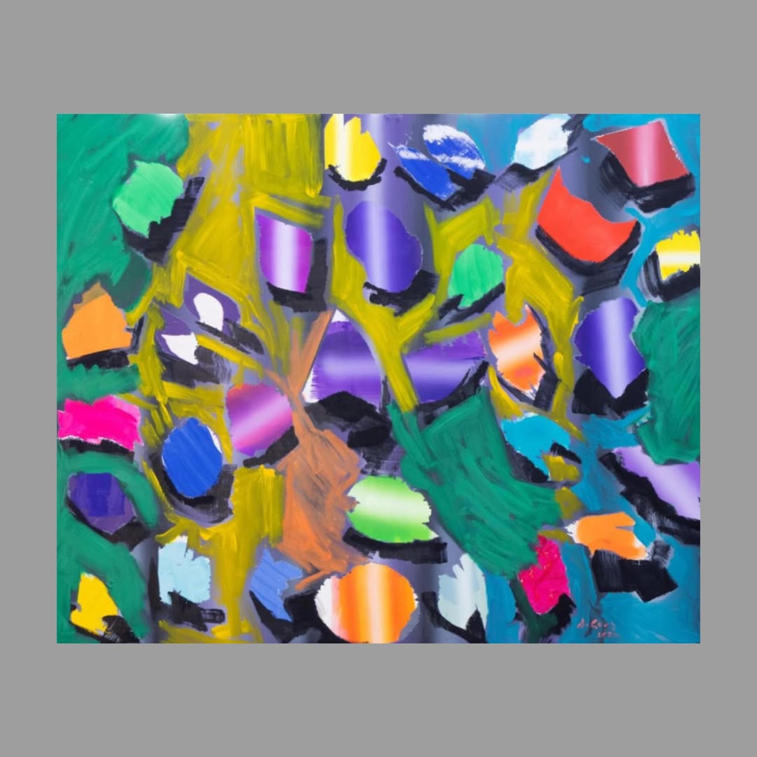 Adem Genç 2024 “İsimsiz” / “Untitled” Tuval üzerine akrilik boya / Acrylic on canvas 130x162 cm