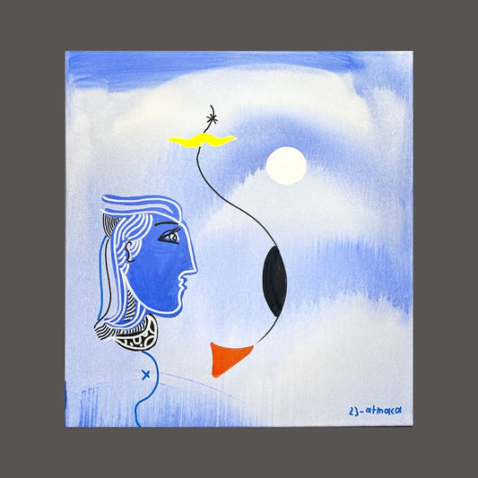 Ali Atmaca Tuval üzerine akrilik boya / Acrylic on canvas 65x70 cm