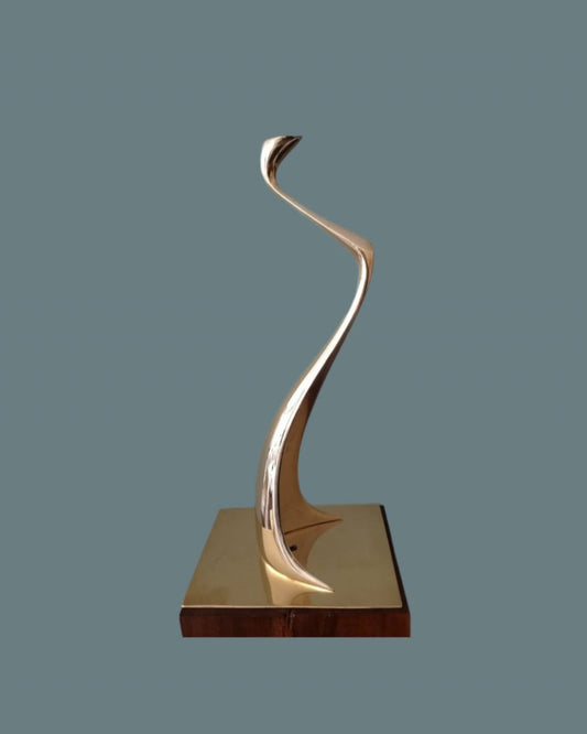 Ali Ghahari - Proud Loner - 44 x 12 x 12 cm Bronz - 2023