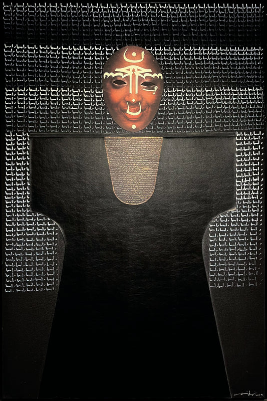 Kara Yazı (2009)-SUFİ3-140x100cm