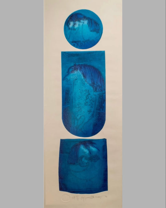 Süleyman Saim Tekcan - “İsimsiz” - 61x168cm - Gravür - 2016
