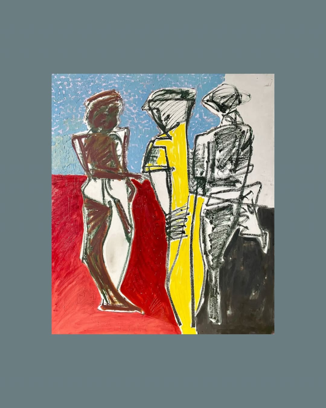 Suat Arıkan - İsimsiz - 120 x 104 cm - Yağlı Boya 2023