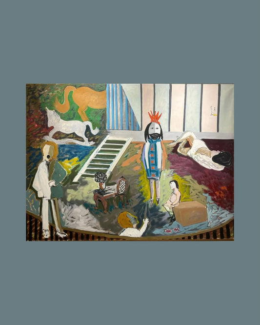 Suat Arıkan - The Turn of the Screw 1 - 147 x 200 cm - Yağlı Boya 2012