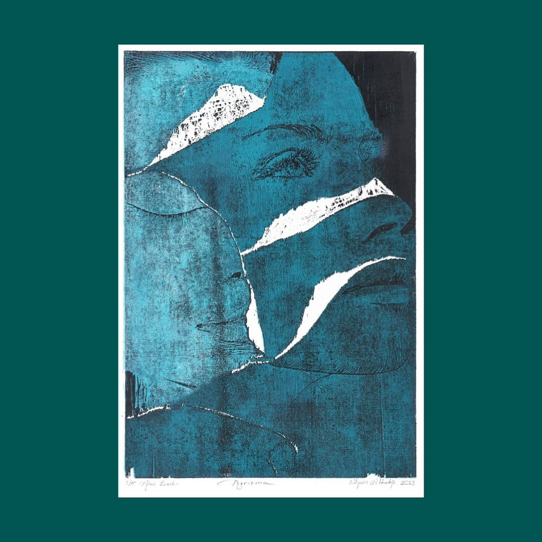 Nilgün Altıntığ Ayrışma 2023 40x60cm Ağaç Baskı