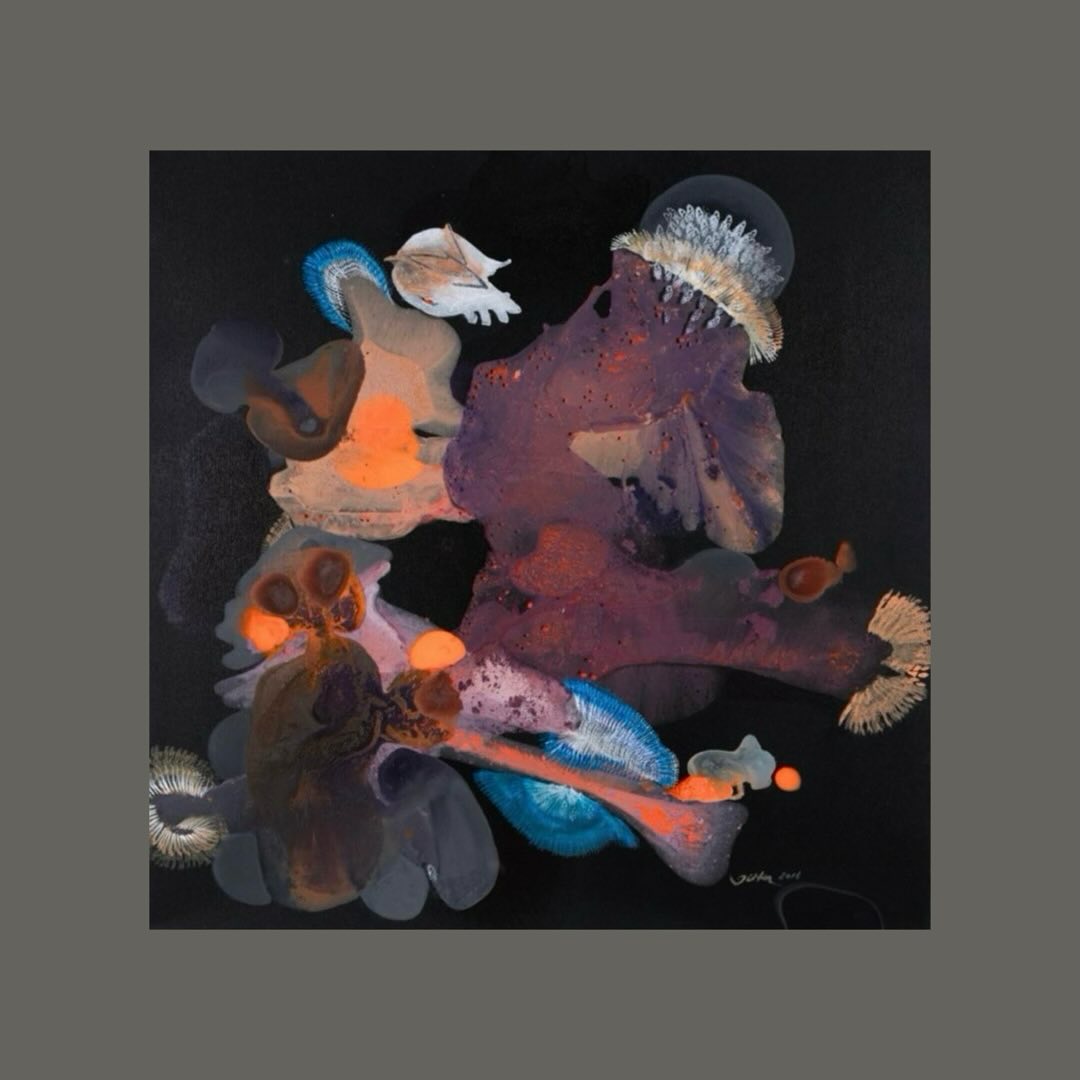 Tutku 83 x 83 cm Tuval Üzerine Akrilik.
