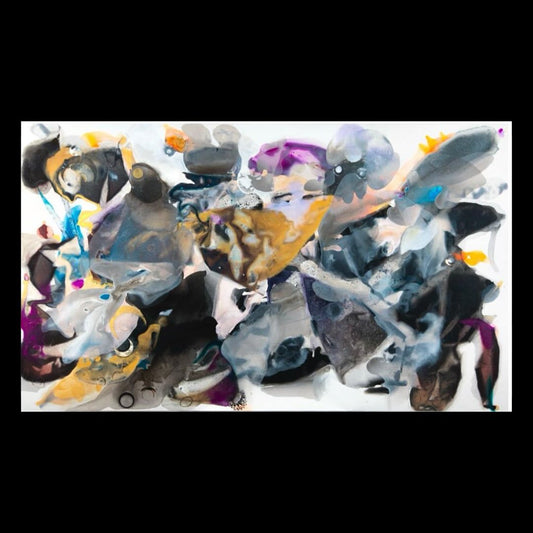 Mah Güncesi - 125 x 205 cm - Tuval Üzerine Akrilik