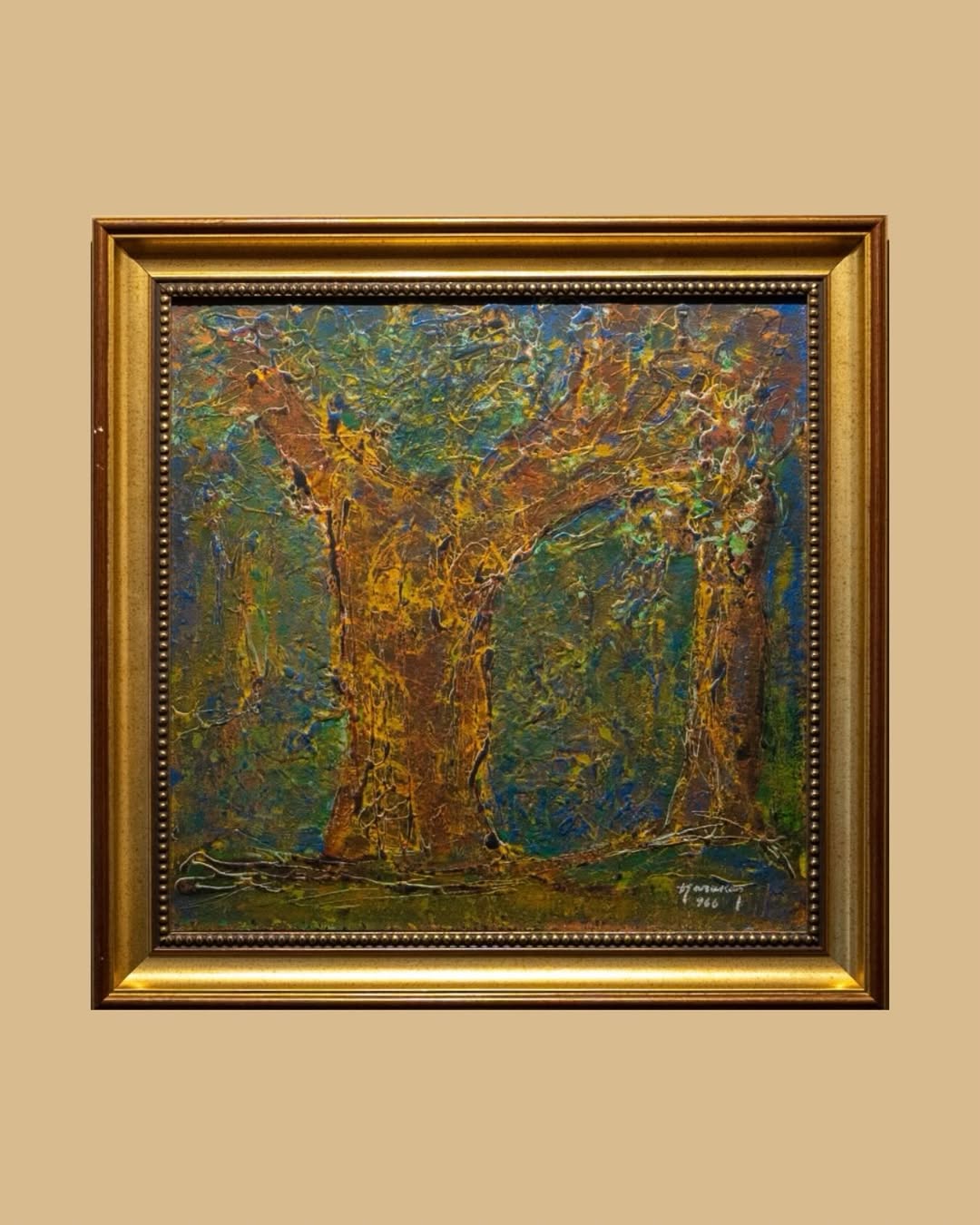 Fethi Karakaş - Ağaç- Yağlı Boya